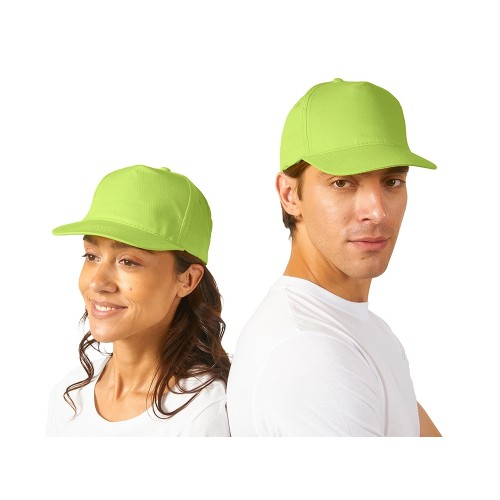 Бейсболка "Memphis" 5-ти панельная 165 гр, зеленое яблоко