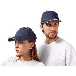 Бейсболка «Cancun», темно-синий/белый