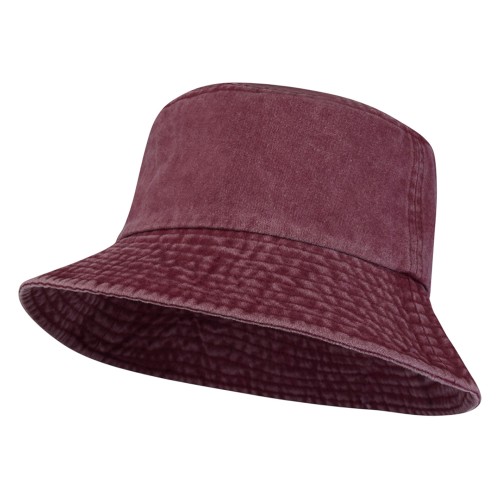 Панама "Mitica" стираная - Бургунди