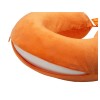 Подушка Basic из микрофибры с эффектом памяти U-shape, оранжевый NEW
