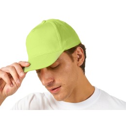 Бейсболка "Memphis" 5-ти панельная 165 гр, зеленое яблоко