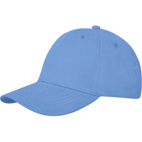 Бейсболка Davis, 6 панелей, светло-синий