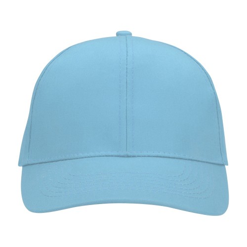 Бейсболка "Detroit" 6-ти панельная, св. синий