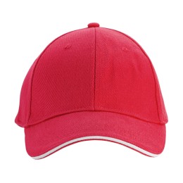 Бейсболка «Cancun», красный/белый