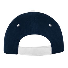 Бейсболка "New Castle" 6-ти панельная, т синий/белый
