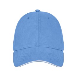 Бейсболка Darton, 6 панелей, светло-синий