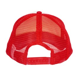 Бейсболка "Trucker", красный/белый