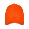 Бейсболка Darton, 6 панелей, оранжевый