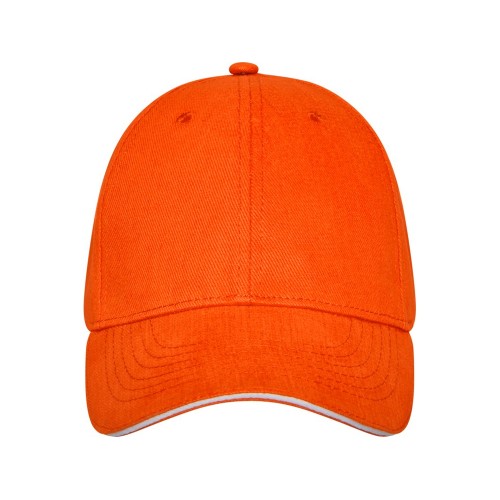 Бейсболка Darton, 6 панелей, оранжевый