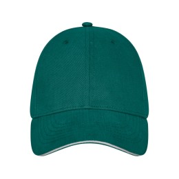 Бейсболка Darton, 6 панелей, зеленый лесной