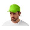 Бейсболка "Poly" 5-ти панельная 120 гр, зеленое яблоко