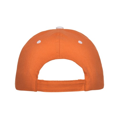 Бейсболка "Panel" унисекс, оранжевый