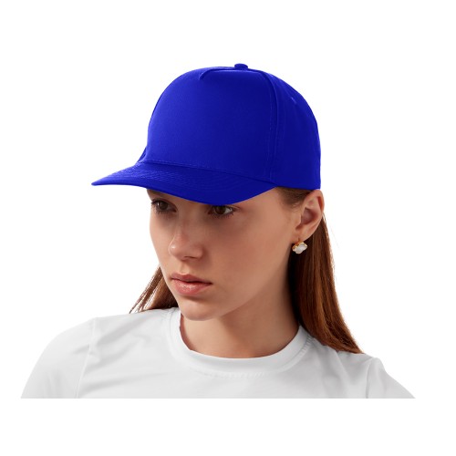 Бейсболка "Mix" 5-ти панельная 180 гр, кл. синий