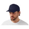 Бейсболка "Мемфис 230" 5-панельная, темно-синяя