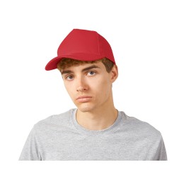 Бейсболка "New York" 5-ти панельная, красный