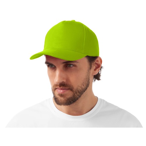 Бейсболка "Florida" 5-ти панельная, зеленое яблоко
