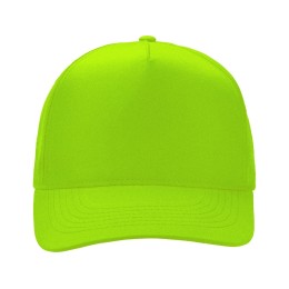 Бейсболка "Poly" 5-ти панельная 120 гр, зеленое яблоко