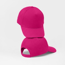 Бейсболка "Poly" 5-ти панельная 120гр, фуксия