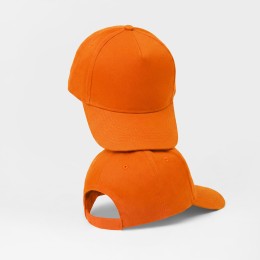Бейсболка "Poly" 5-ти панельная 120 гр, оранжевый