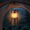 Туристический фонарь с эффектом пламени «Beacon», серый