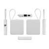 Внешний аккумулятор со встроенным кабелем USB-C «Дэнси», 5000 мАч, белый