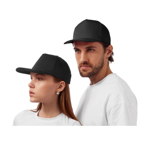 Бейсболка "Mix" 5-ти панельная 180 гр, черный