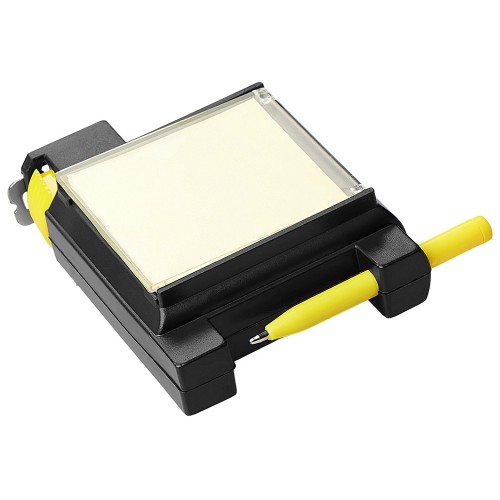 Рулетка на 2 м с уровнем и блоком для записей «Nerd»