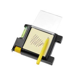 Рулетка на 2 м с уровнем и блоком для записей «Nerd»