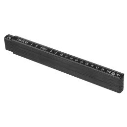 Складная линейка длиной 2 м "Plank", черный