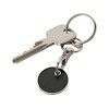 Rory брелок для ключей с монетой для тележки, черный