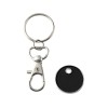 Rory брелок для ключей с монетой для тележки, черный