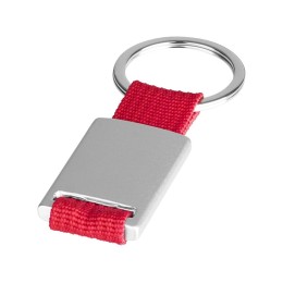 Брелок "Mondo", серебристый/красный