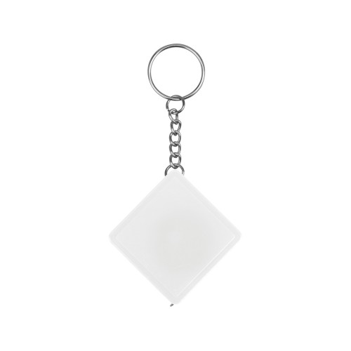 Брелок-рулетка, 1 м., белый