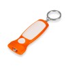 Брелок-фонарик "Каяма", оранжевый/белый