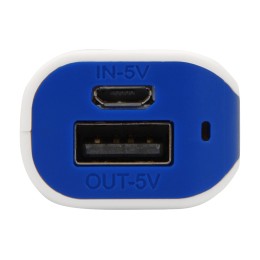 Портативное зарядное устройство (power bank) Basis, 2000 mAh, синий