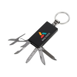 Мультитул-брелок 5-в-1 «Badge», черный
