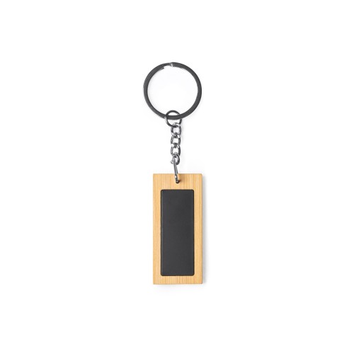 Брелок KRAUS из натурального дерева и стали KRAUS, прямоугольный