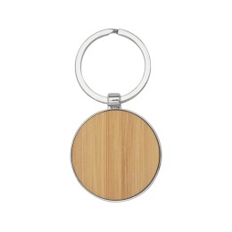 Круглый брелок Nino из бамбука, дерево