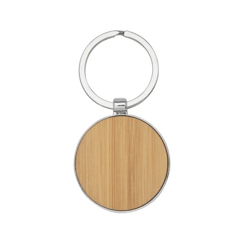 Круглый брелок Nino из бамбука, дерево