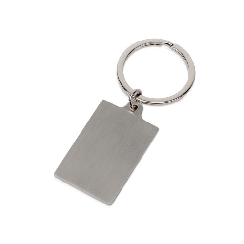 Брелок "Steel RCT" прямоугольный, серебристый (Р)