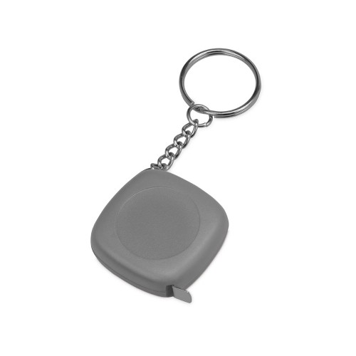 Брелок-рулетка 1м "Block", серый