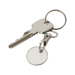 Rory брелок для ключей с монетой для тележки, белый