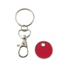 Rory брелок для ключей с монетой для тележки, красный
