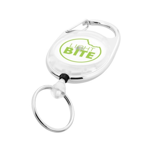 Брелок с роликом «Gerlos», белый прозрачный