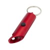 Flare светодиодный фонарик из переработанного алюминия и открывалка для бутылок с брелоком - Красный