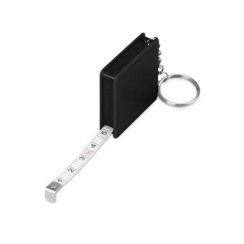 Брелок-рулетка "Дюйм", 1 м., черный