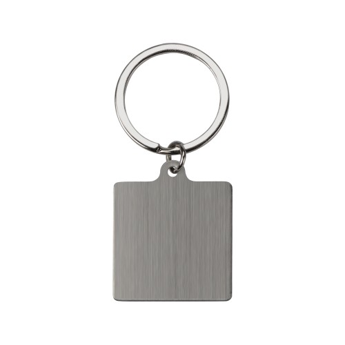 Брелок "Steel SQR" квадратный, серебристый