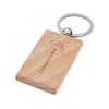 Прямоугольный брелок Gian из бука, дерево