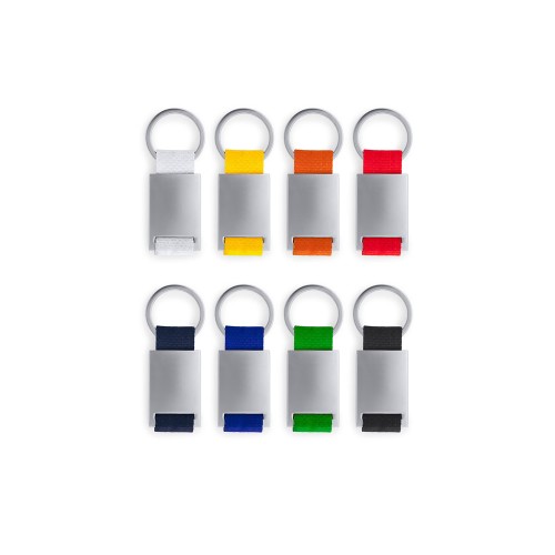 Брелок MINERAL, серебристый/красный