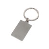 Брелок "Steel RCT" прямоугольный, серебристый
